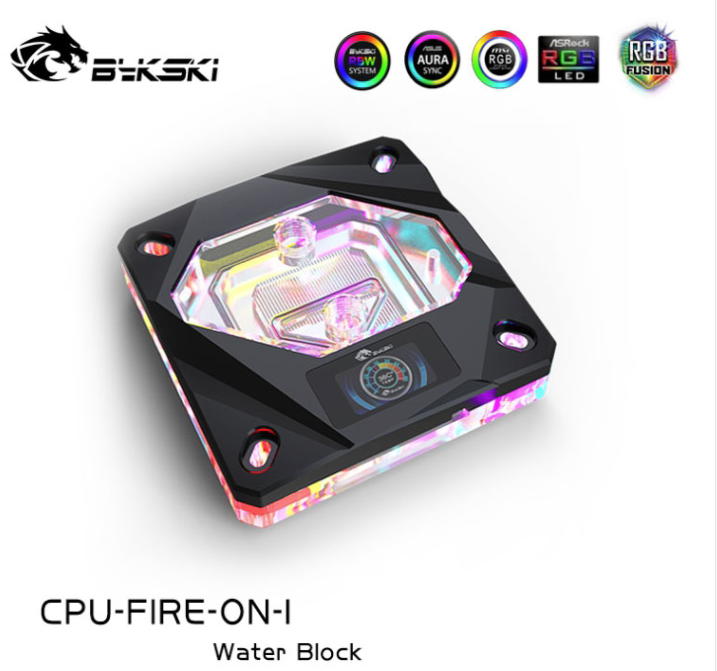Bykski CPU-FIRE-ON-I CPU水冷頭 INTEL專用