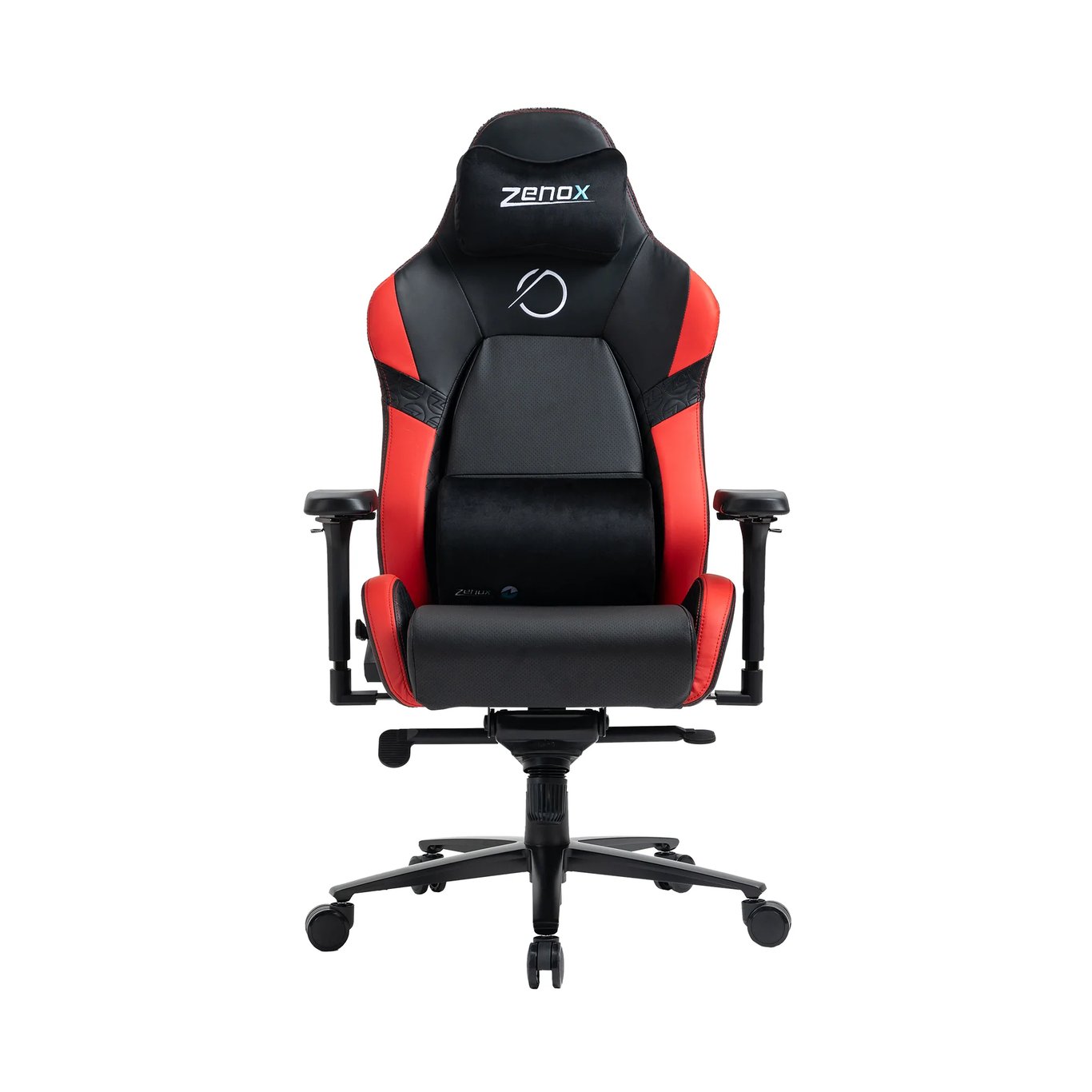 Zenox Jupiter-MK2 Racing Chair  - Leather/Red /-1