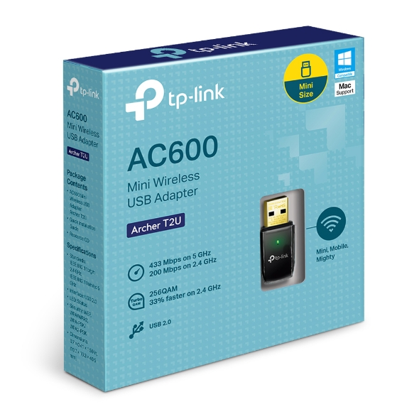 TP-Link Archer T2U AC600 雙頻600Mbps WiFi 5 USB網卡