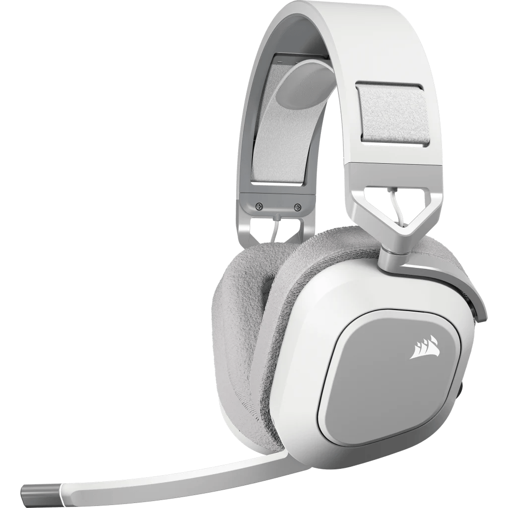 Corsair HS80 MAX Wireless Gaming Headset 無線遊戲耳機 - 白色