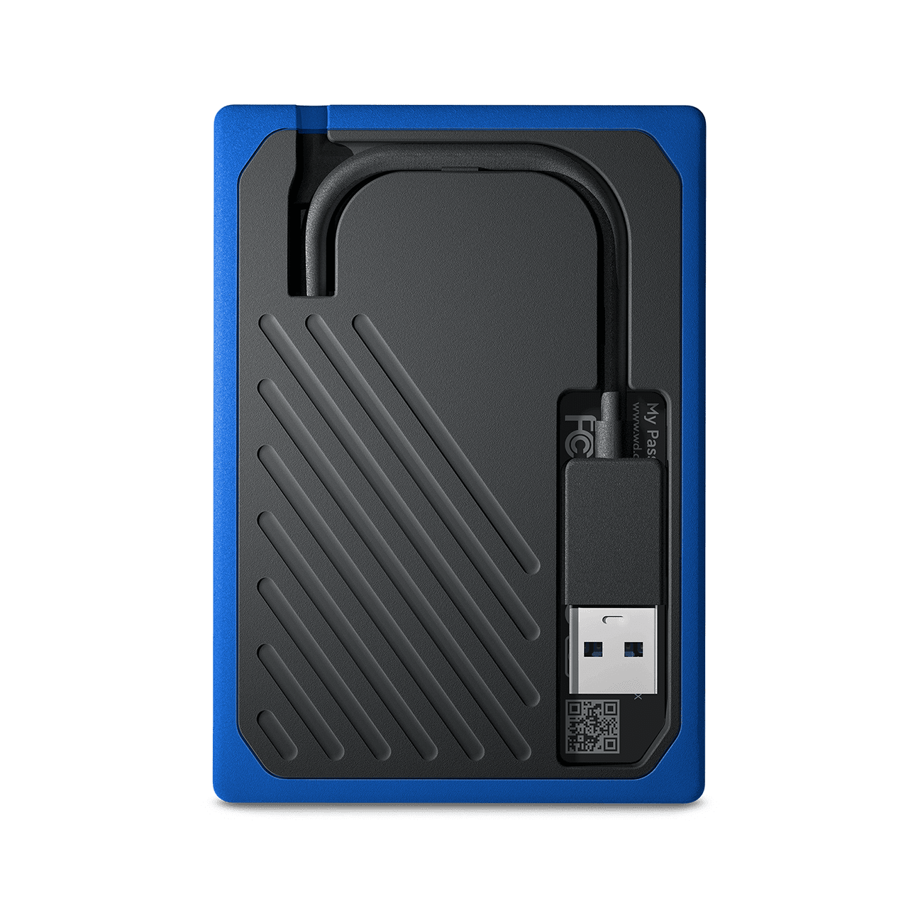 WD Passport GO SSD 1TB 2.5" External SSD - Blue (WDBMCG0010BBT)