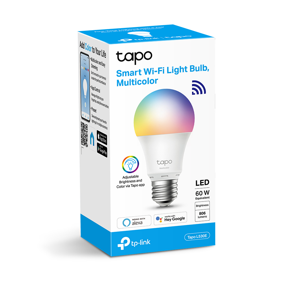 TP-Link Tapo L530E 智能可調色Wi-Fi 燈泡