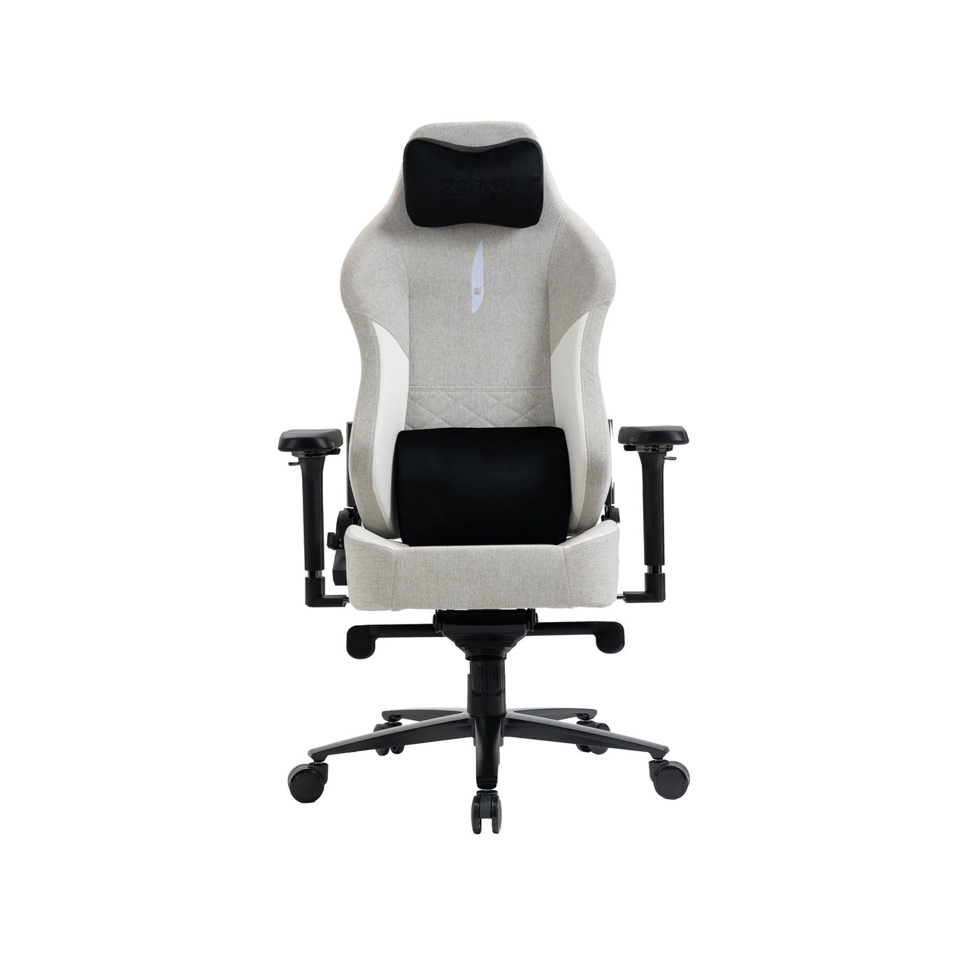 Zenox Spectre-MK2 Racing Chair  - Fabric/Light Grey /-1