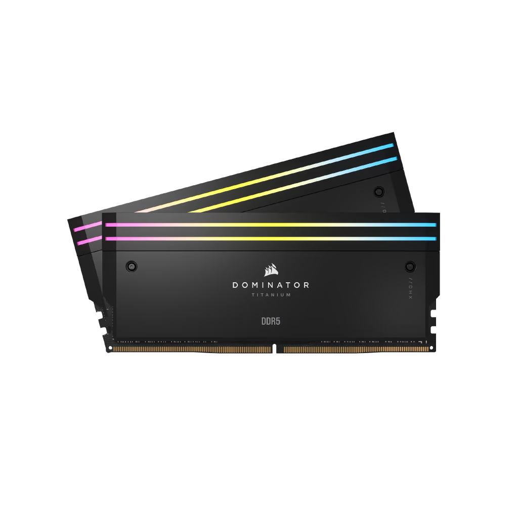 Corsair DOMINATOR TITANIUM RGB 96GB (48GB x2) DDR5 6400MHz (CMP96GX5M2B6400C32)