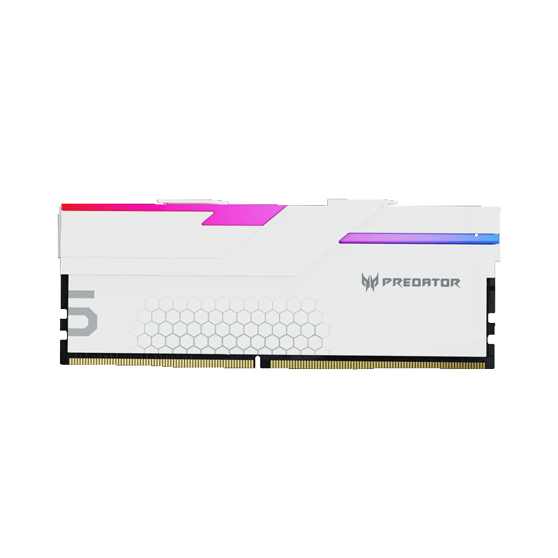 Acer Predator Hermes RGB 64GB (32GB x2) DDR5 6400MHz - White 