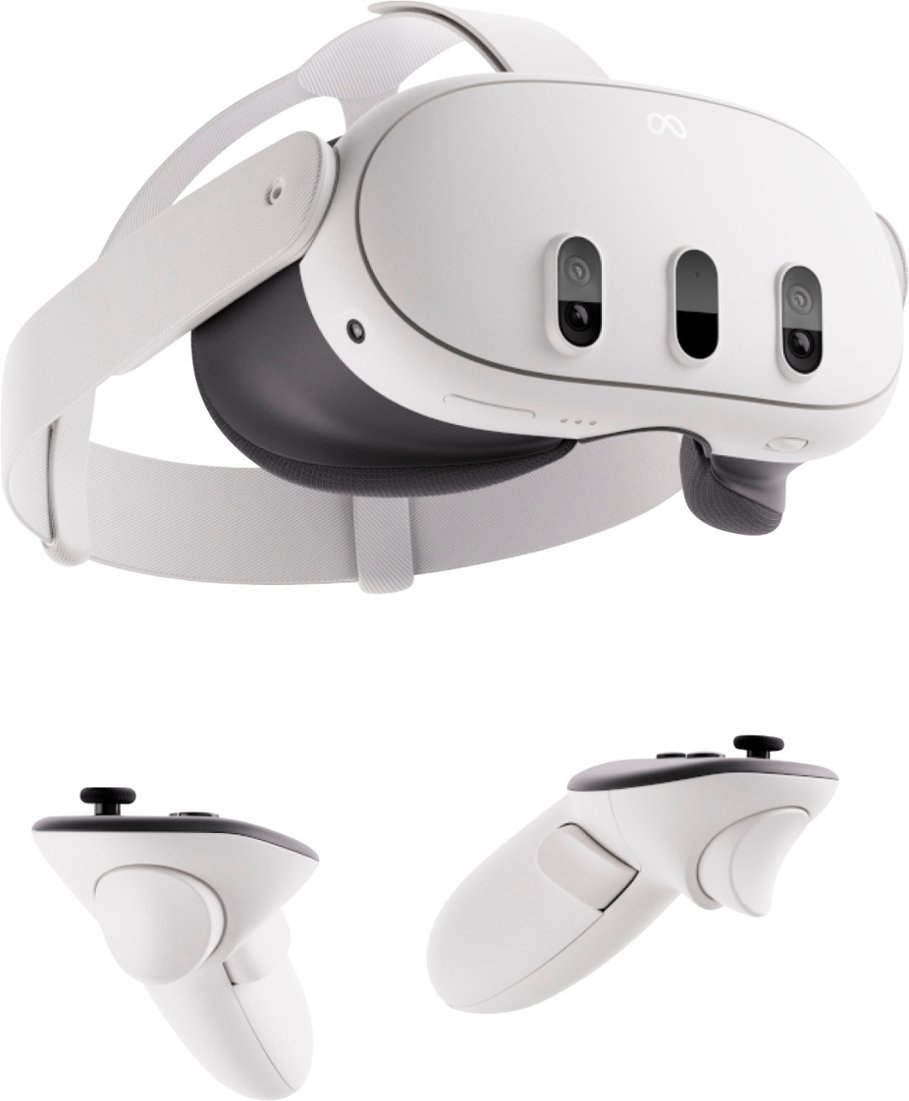 Meta Quest 3 混合實境 VR 頭戴式裝置 (128GB)