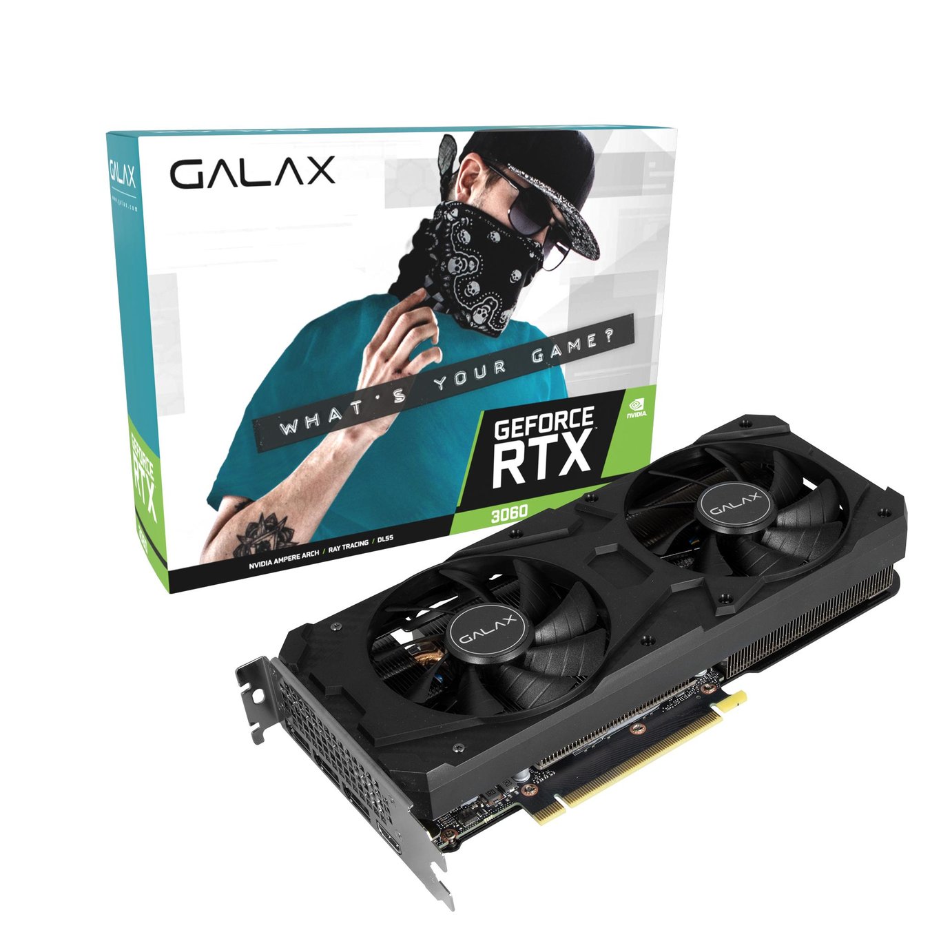 GALAX 1-Click OC GeForce RTX 3060 12G OC 顯示卡 (LHR)