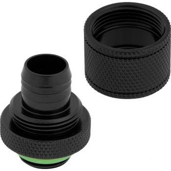 Corsair Fitting (soft tube)XF Softline 4-pack (10/13mm compression; black)