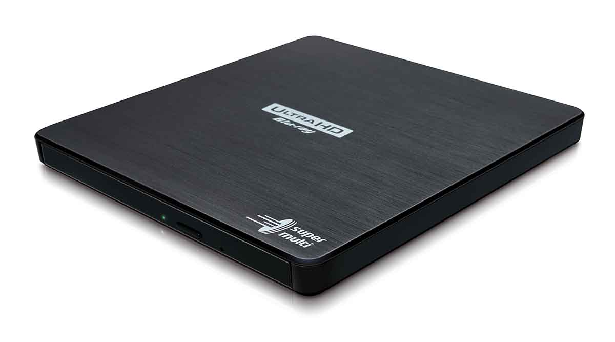 HLDS Slim Protable UHD Blu-ray Writer BP60 - Black 外置光碟機