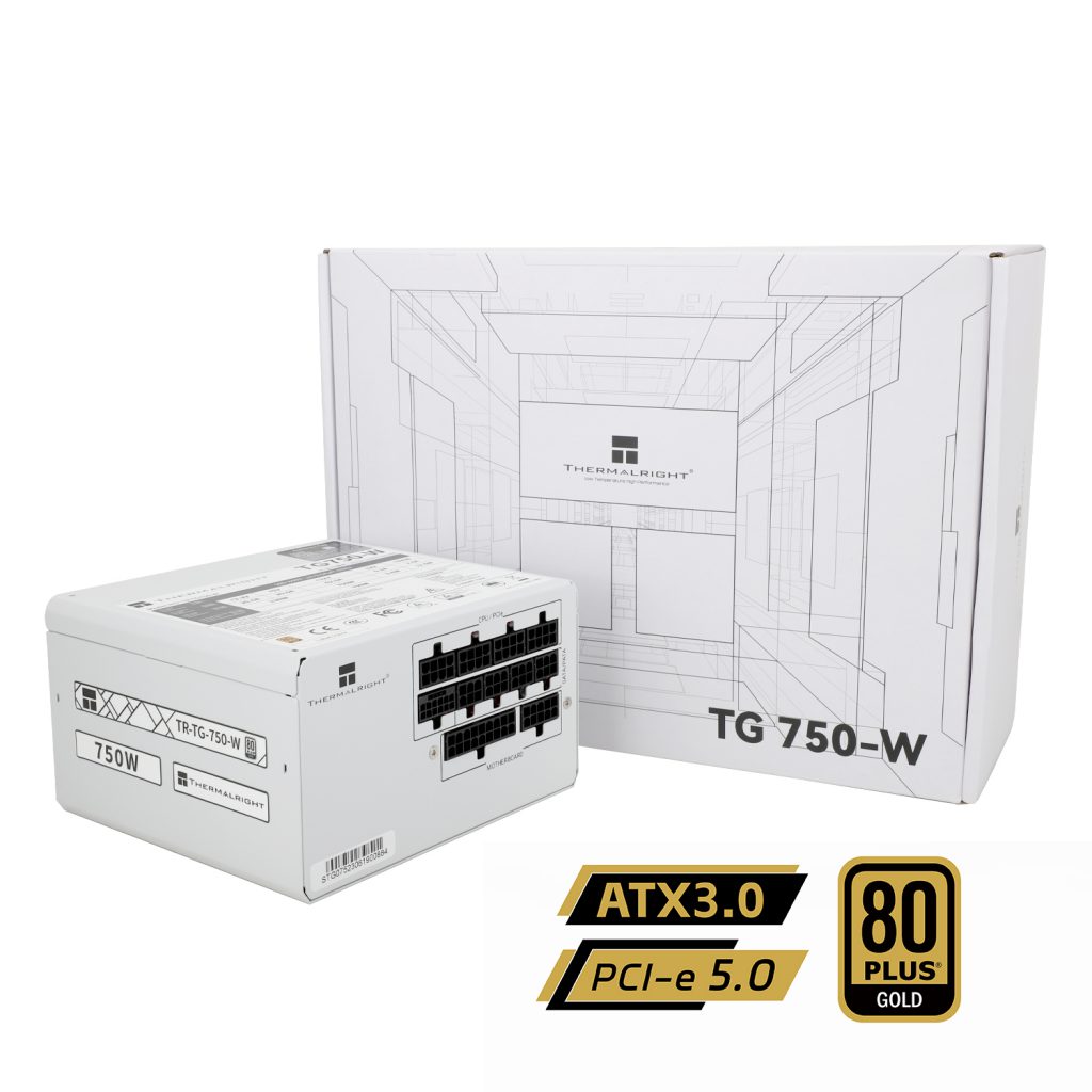 ThermalRight 利民 TG750 White 750W 80Plus Gold 金牌 全模組 白色 火牛 (5年保)