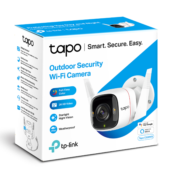 TP-Link Tapo C320WS 戶外安全防護網路 / Wi-Fi攝影機