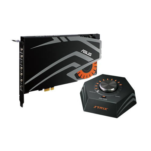 ASUS 華碩 Strix Raid Pro 7.1 聲道 遊戲音效卡及音量控制器
