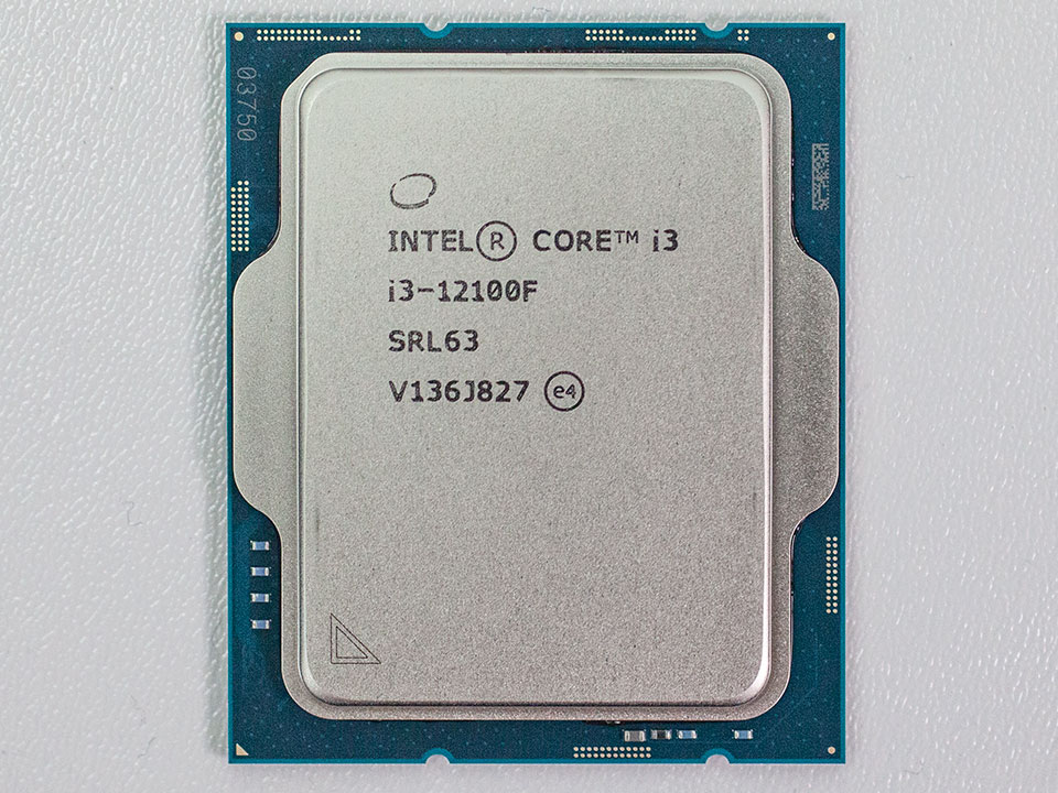 Intel Core i3-12100F 4核8線程 Tray