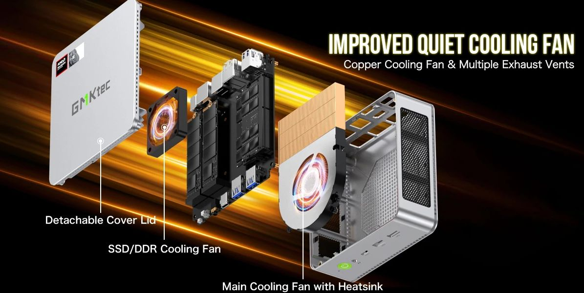 GMKtec NucBox K9 Mini PC 迷你電腦 (Intel® Core™ Ultra 125H、Intel® Arc™ graphics、 32GB DDR5 RAM、 1TB SSD、Window 11 Pro)