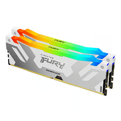 Kingston FURY Renegade WHITE DDR5 RGB 6000MHz 64GB (32GB x 2) (KF560C32RWAK2-64)