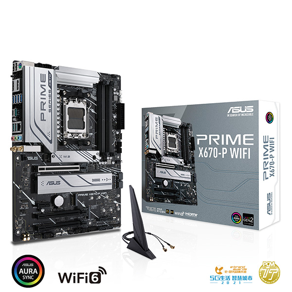 ASUS  PRIME X670-P WIFI-CSM ATX  (DDR5)