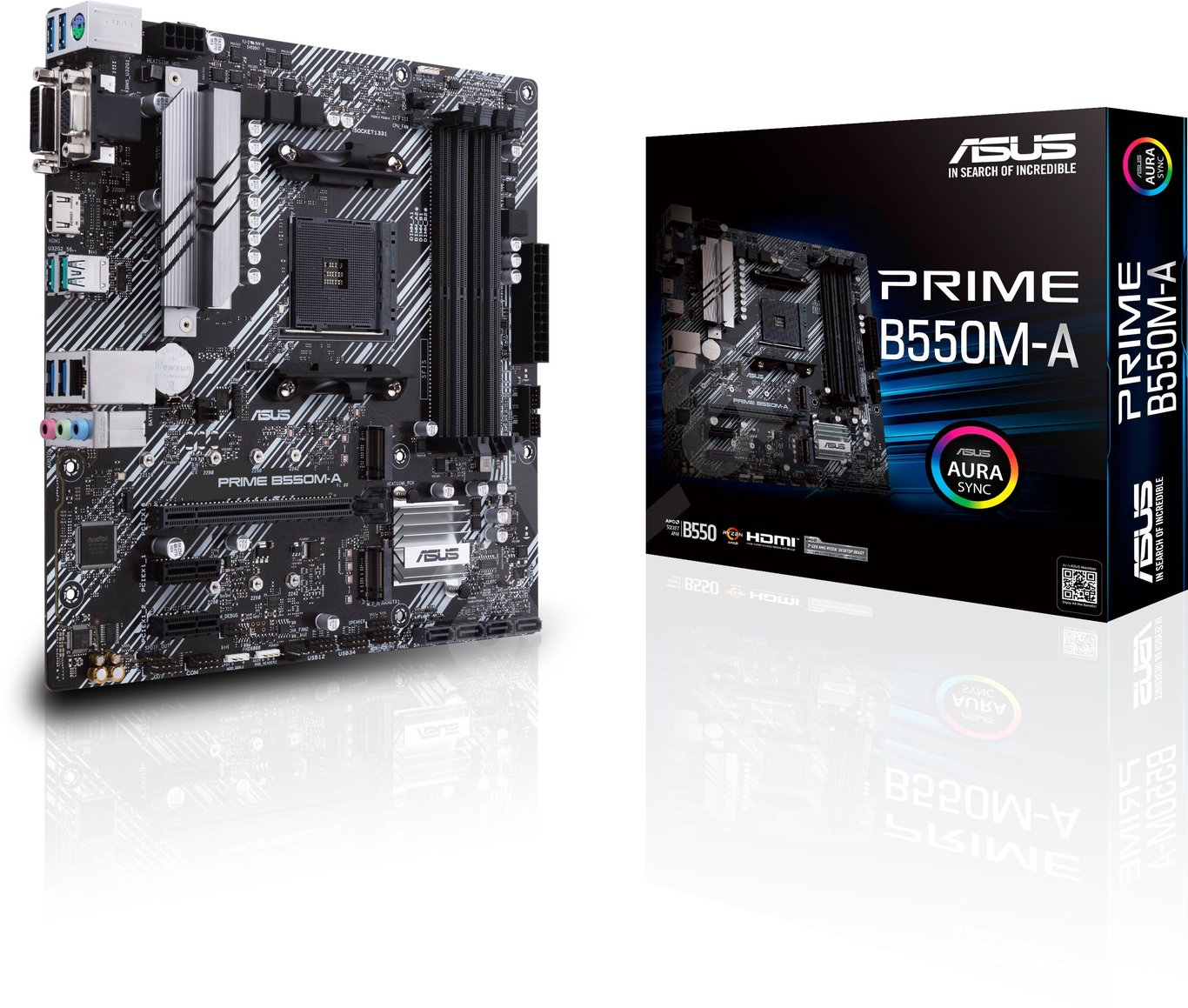 ASUS 華碩 PRIME B550M-A Micro-ATX 主機板 (DDR4)