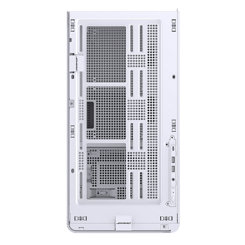 Jonsbo D300 無中柱全景玻璃 Micro-ATX 機箱 - White 白色