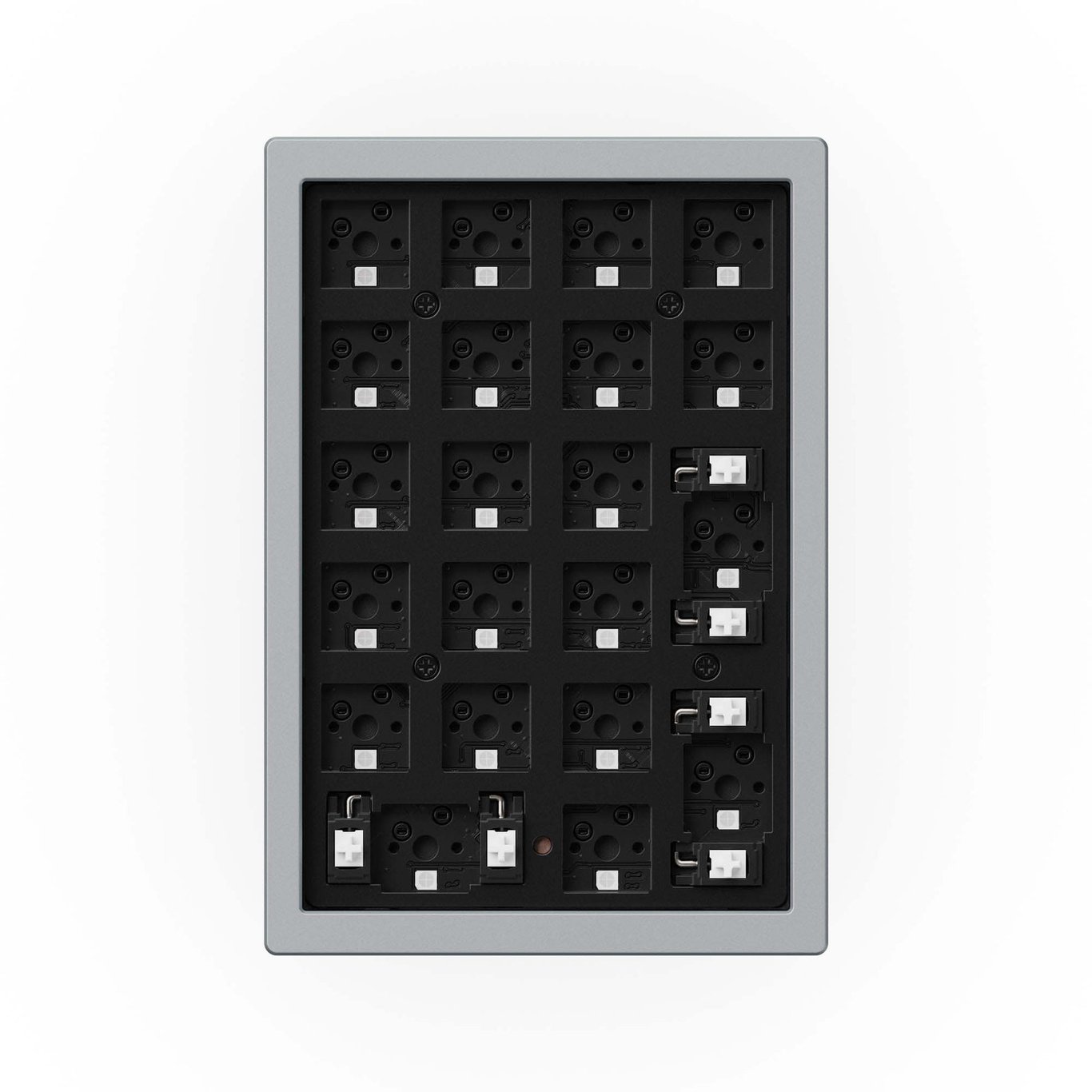 Keychron Q0A2 QMK 自定義數字鍵盤 (Barebone 準成品 可換RGB背光) - 灰色