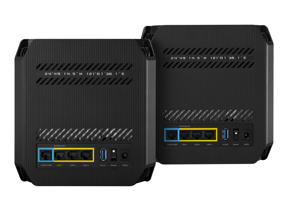 ASUS 華碩 ROG Rapture GT6 三頻 AX10000 WiFi 6 網狀網路多路由系統 － Black 黑色 (兩件裝)