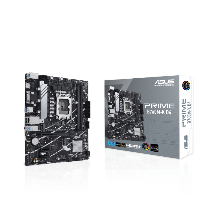 [升級CPU請選擇此項或以上] ASUS PRIME B760M-K D4 Micro-ATX