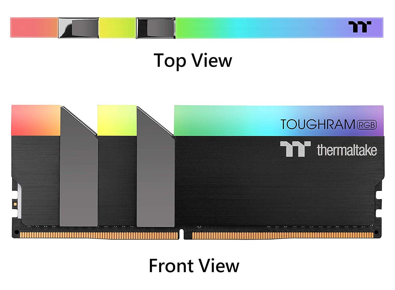Thermaltake 曜越 TOUGHRAM RGB DDR4 3200MHz 16GB (8GB x2) - Black