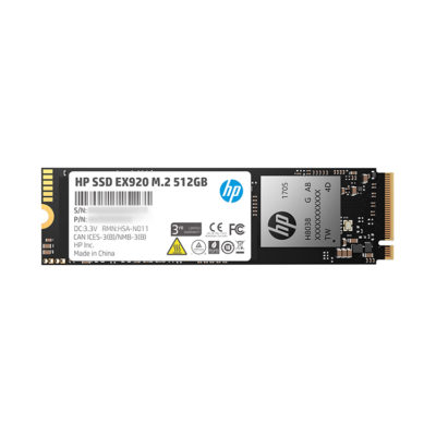 HP EX920 512GB TLC NVMe PCIe 3.0 x4 M.2 2280 SSD