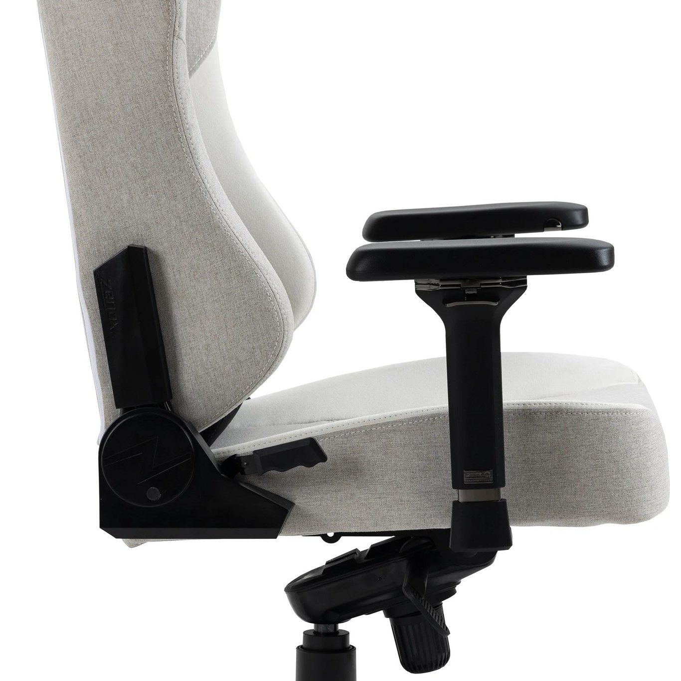 Zenox Spectre-MK2 Racing Chair  - Fabric/Light Grey /-6