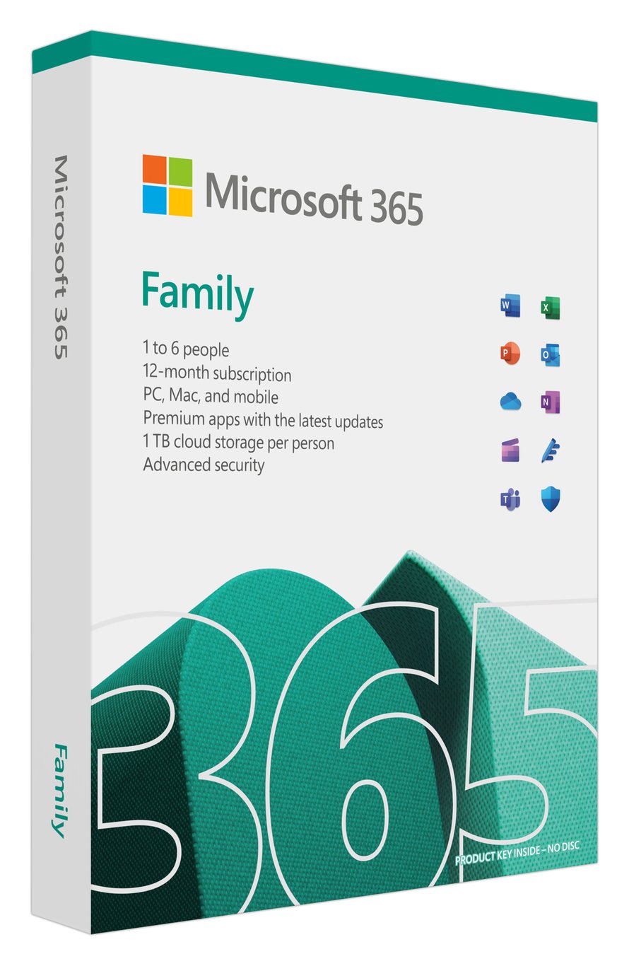 Microsoft 微軟 365 Family plan 家用版 12 month Authorization - English 英文