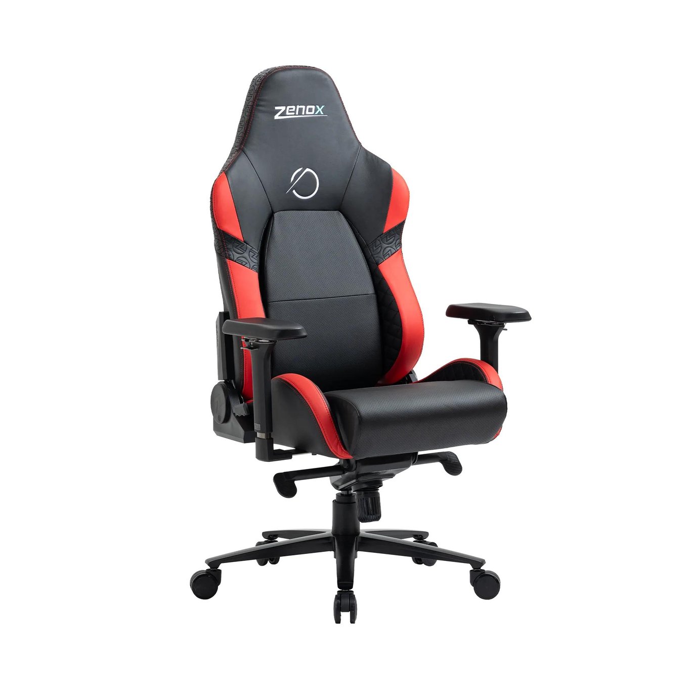 Zenox Jupiter-MK2 Racing Chair  - Leather/Red /-2