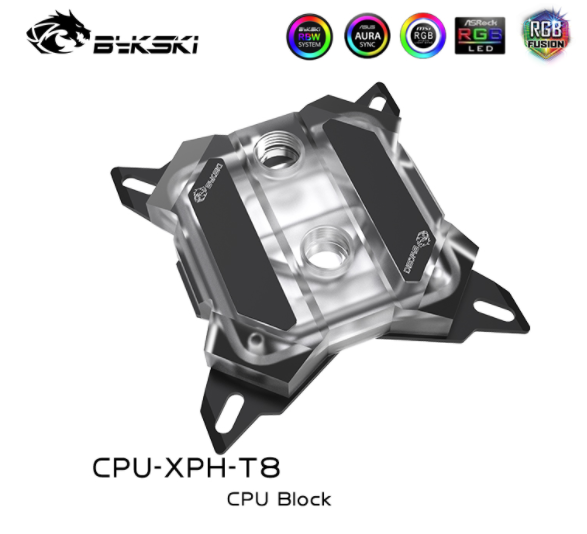 Bykski CPU-XPH-T8 亞加力 機械蝴蝶 CPU水冷頭 INTEL專用