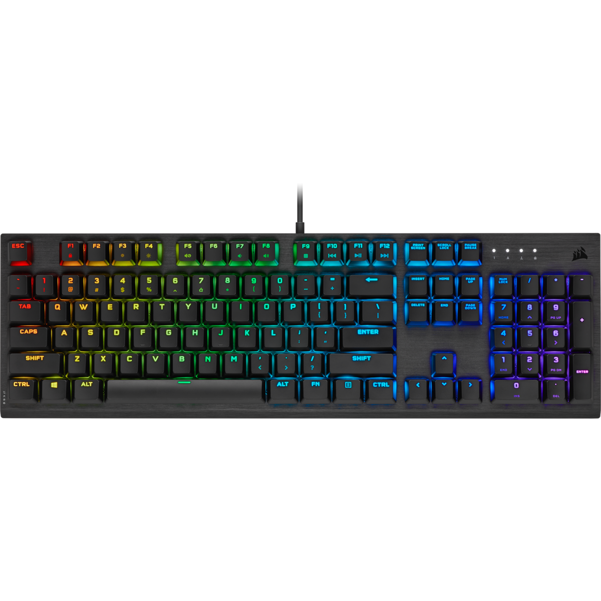 Corsair K60 RGB PRO Low Profile Mechanical Gaming Keyboard 機械式鍵盤 (CHERRY VIOLA)