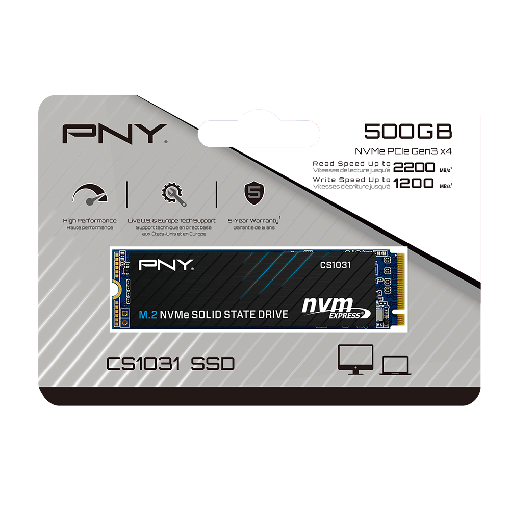 PNY CS1031 500GB NVMe SSD