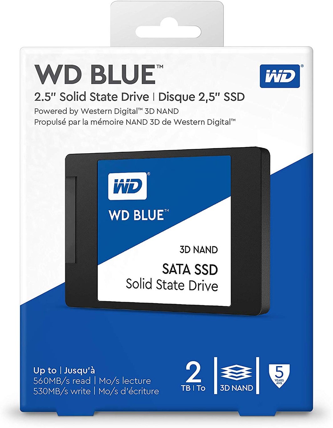 WD Blue 2TB 3D TLC SATA III SSD