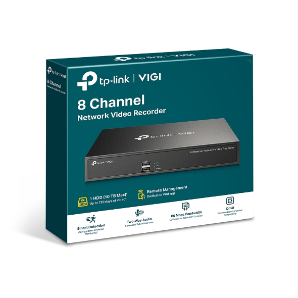 TP-Link VIGI NVR1008H VIGI 8 路網路監控主機(NVR)