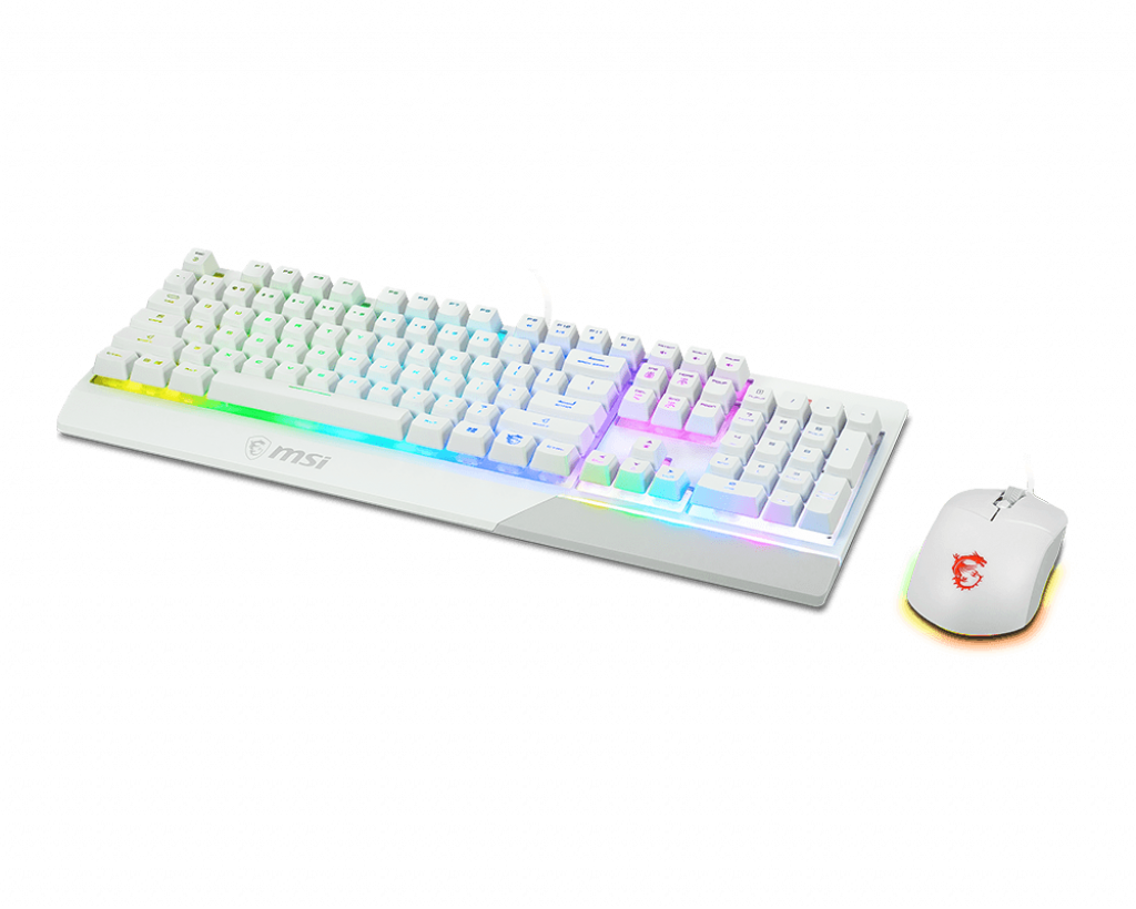 【限時優惠】MSI 微星 VIGOR GK30 COMBO WHITE TC (GM11 + GK30) 白色 電競遊戲鍵鼠組
