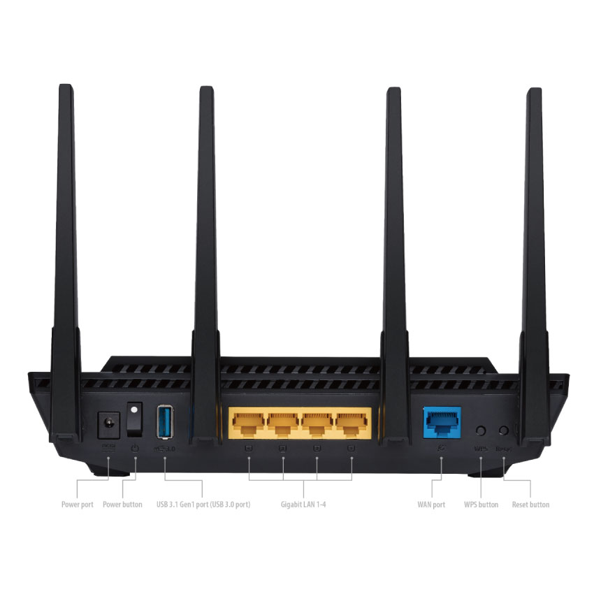 ASUS 華碩 RT-AX3000 V2 雙頻 WiFi 6 (802.11ax) 無線路由器
