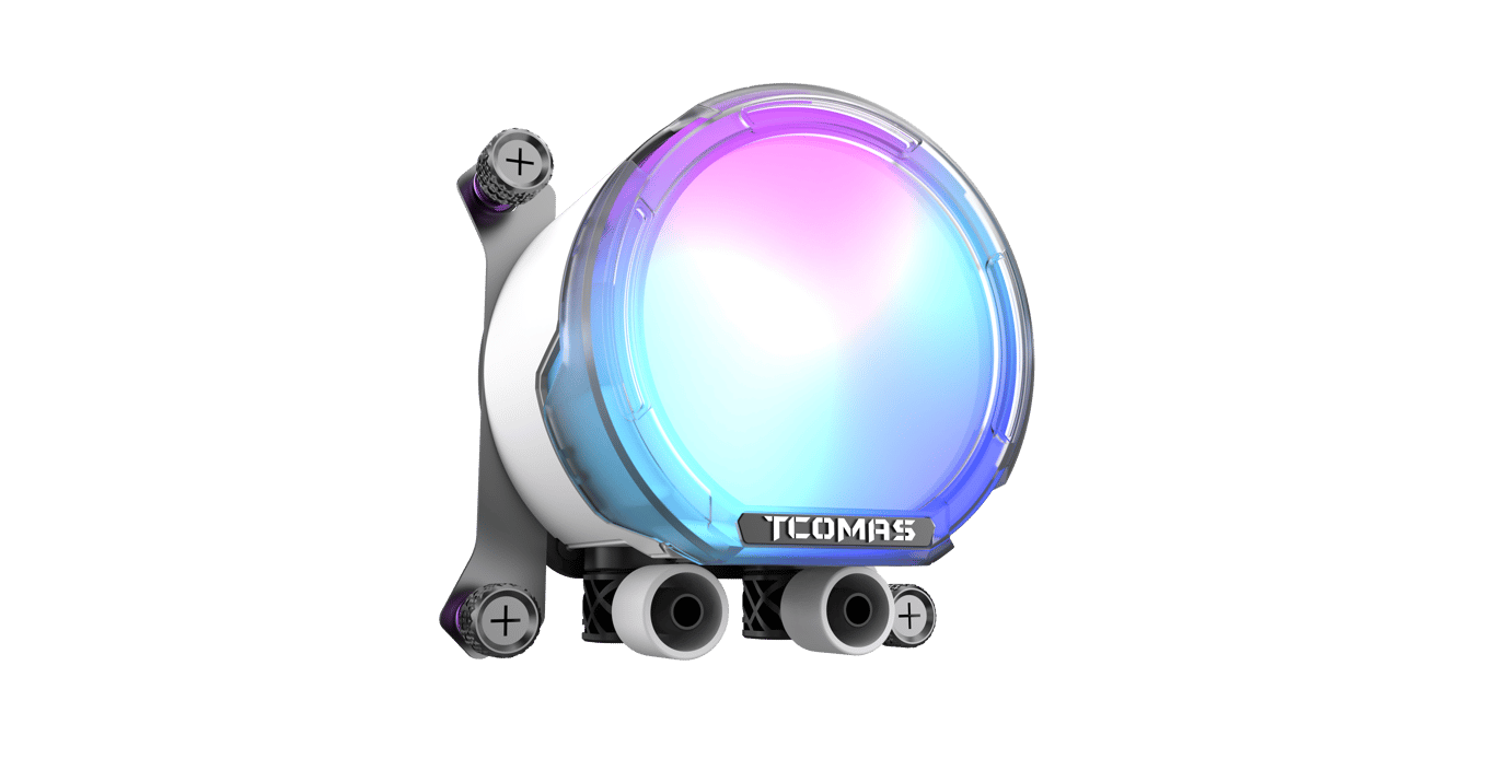 TCOMAS  SJ-A080 INTEL 360mm CPU  - White -4