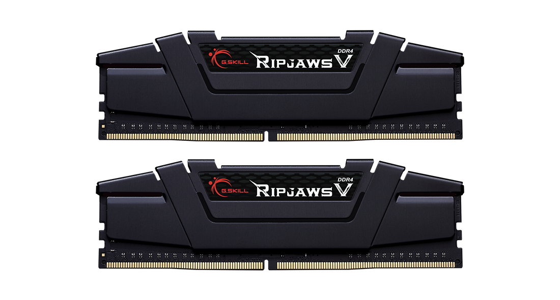 G.Skill Ripjaws V Black DDR4 3200 MHz 64GB (32GB x 2) (F4-3200C16D-64GVK)