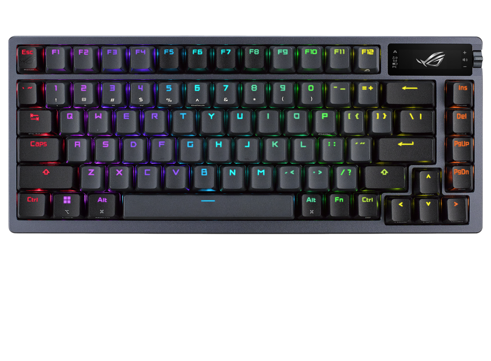 ASUS 華碩 ROG Azoth NX 75%無線自組電競機械鍵盤 (ROG NX 紅軸) - Black 黑色
