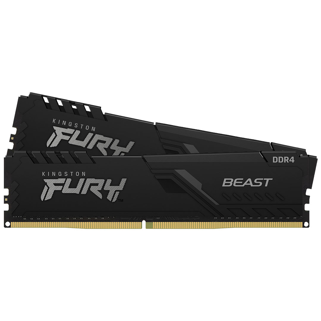 Kingston Fury BEAST 32GB (16GB x2) DDR4 3200MHz Black (KF432C16BBK2/32)