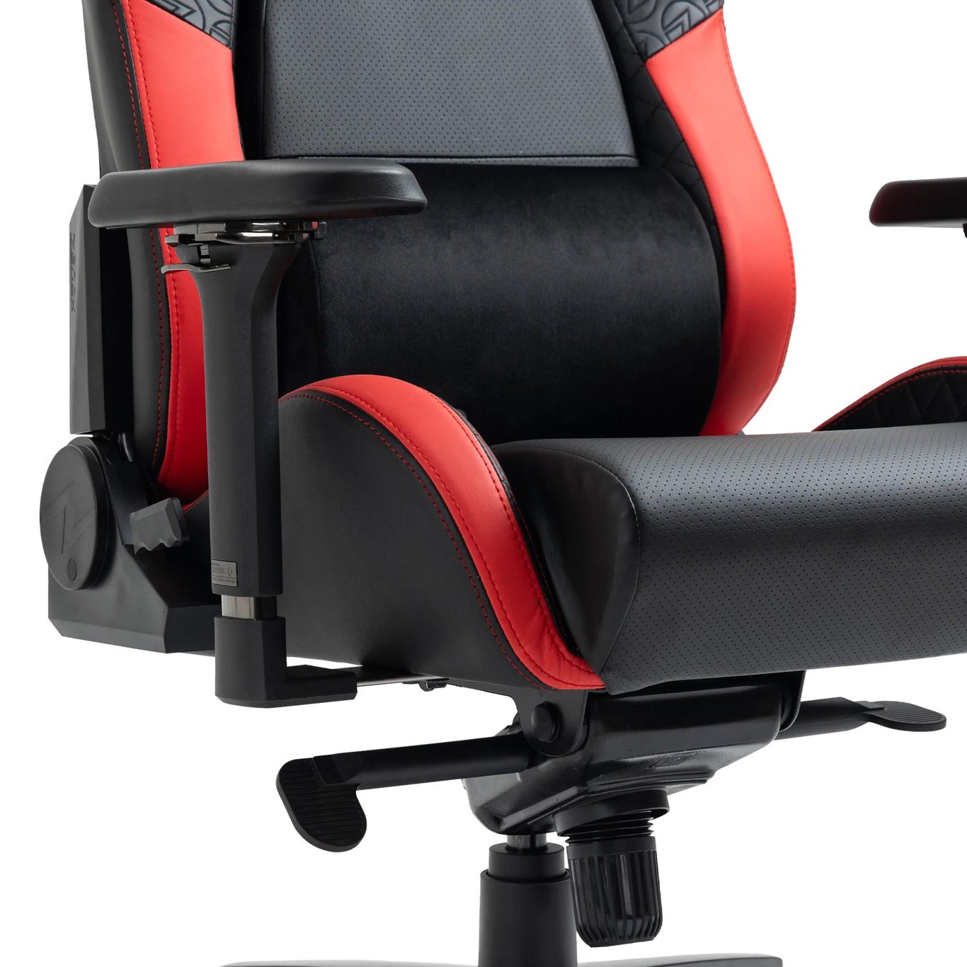 Zenox Jupiter-MK2 Racing Chair  - Leather/Red /-3