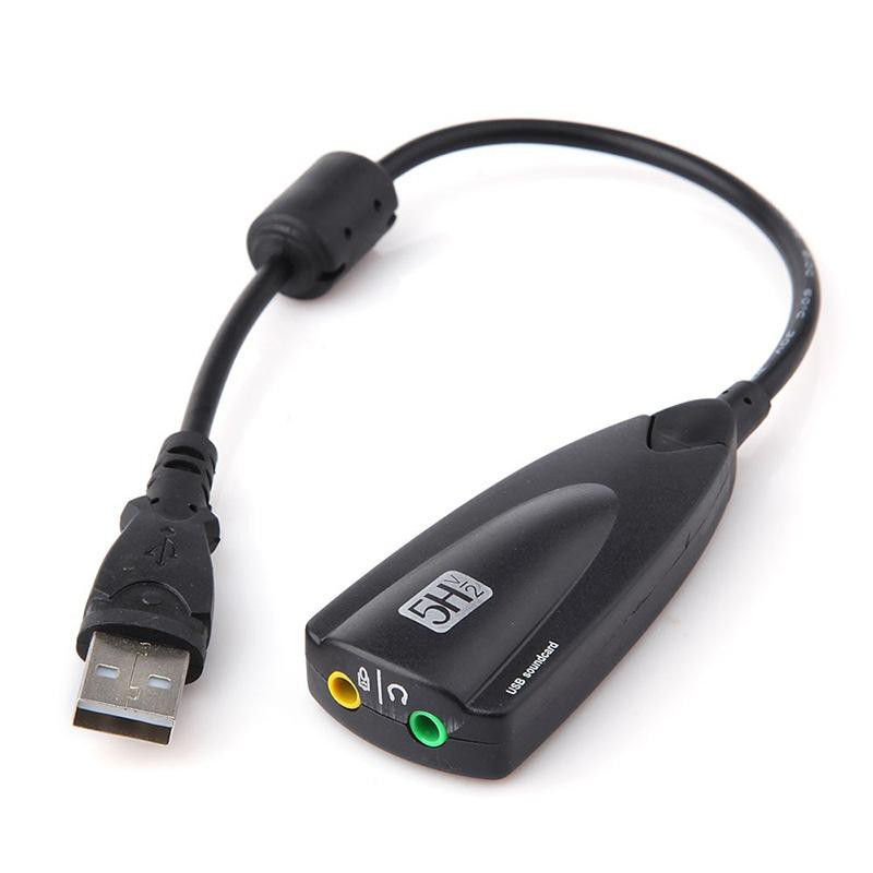 5HV2 7.1 USB to Sound Card Adapter 