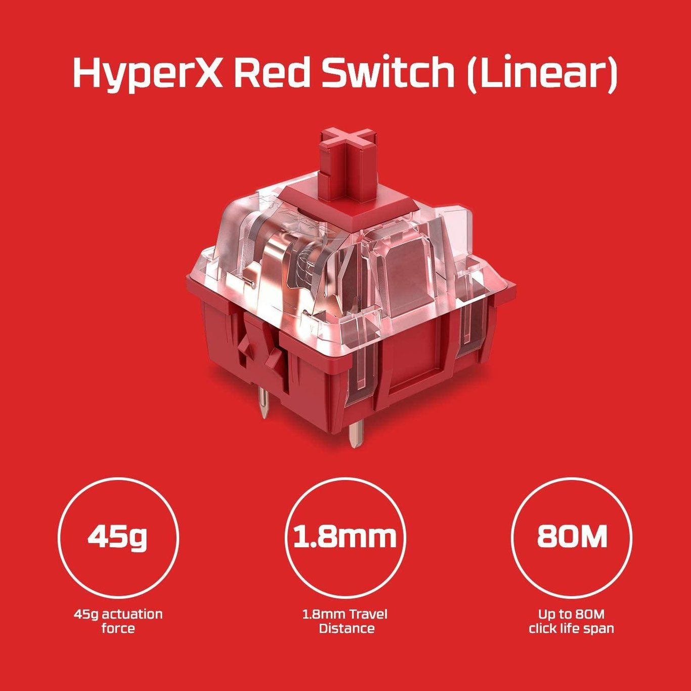 HyperX Alloy Elite 2 RGB 紅軸機械式鍵盤 (英文版)