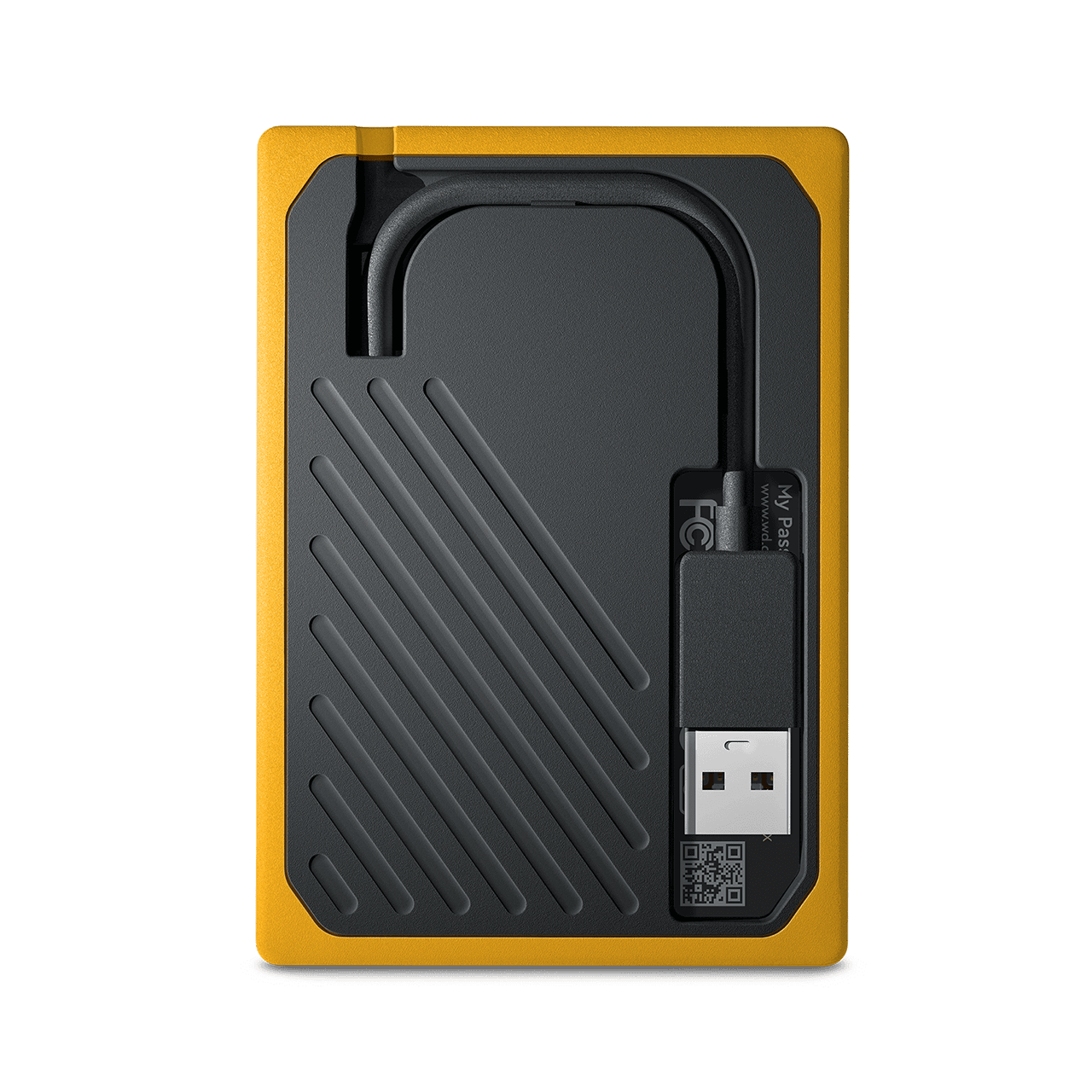 WD Passport GO SSD 1TB 2.5" External SSD - Yellow (WDBMCG0010BYT)