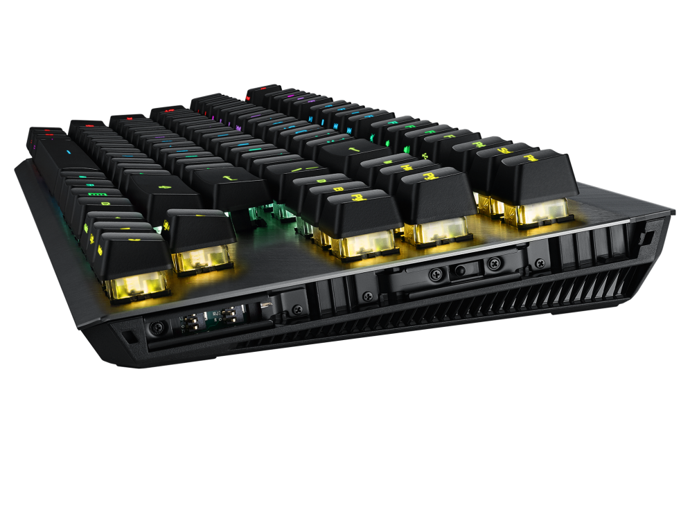 ASUS 華碩 ROG Claymore II RGB 無線機械式遊戲鍵盤 (ROG RX 青軸 英文)