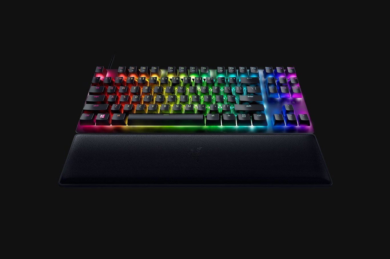 Razer Huntsman V2 Tenkeyless 光學遊戲鍵盤 (有聲紫軸)