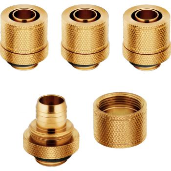 Corsair Fitting (soft tube)XF Softline 4-pack (10/13mm compression; gold)