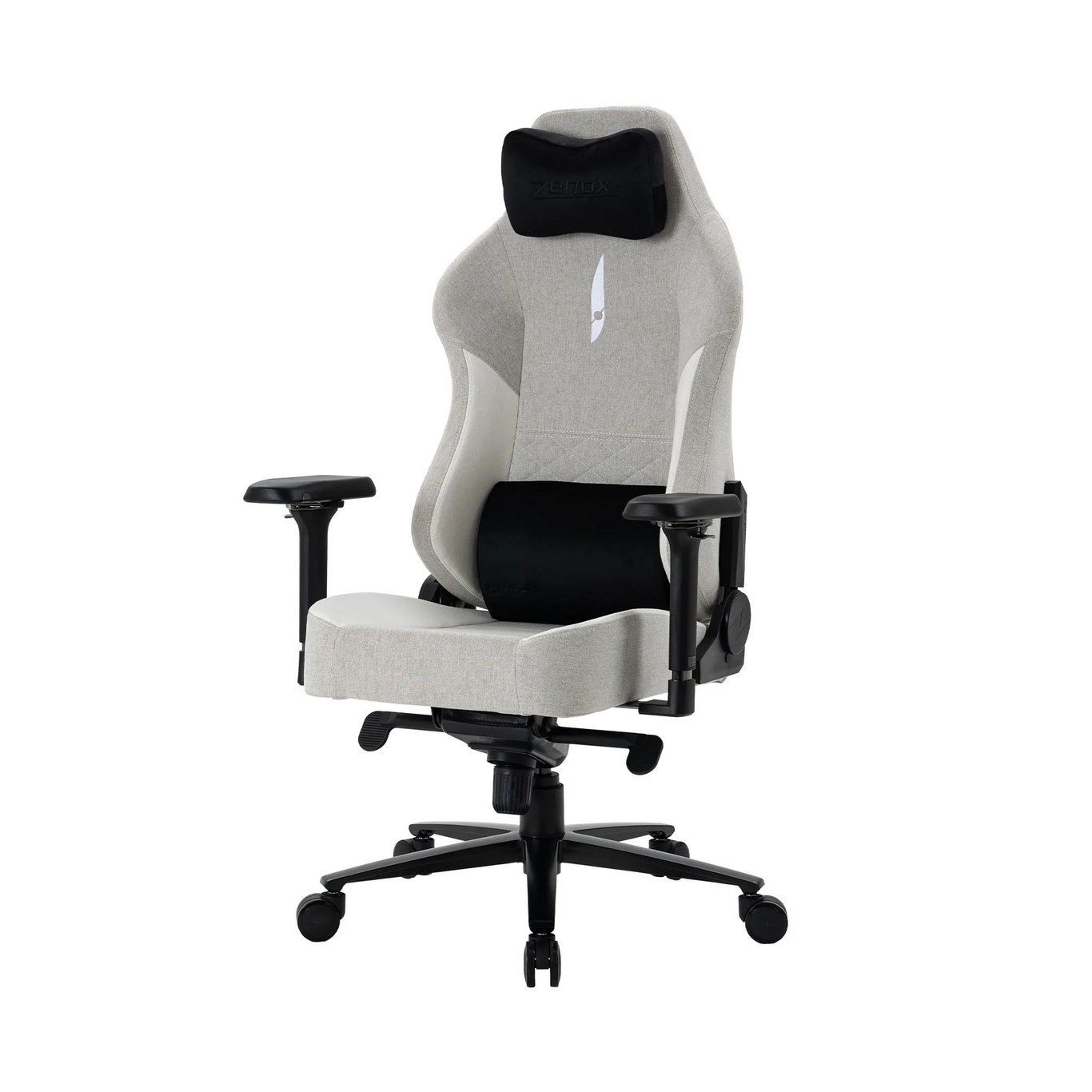Zenox Spectre-MK2 Racing Chair  - Fabric/Light Grey /-2
