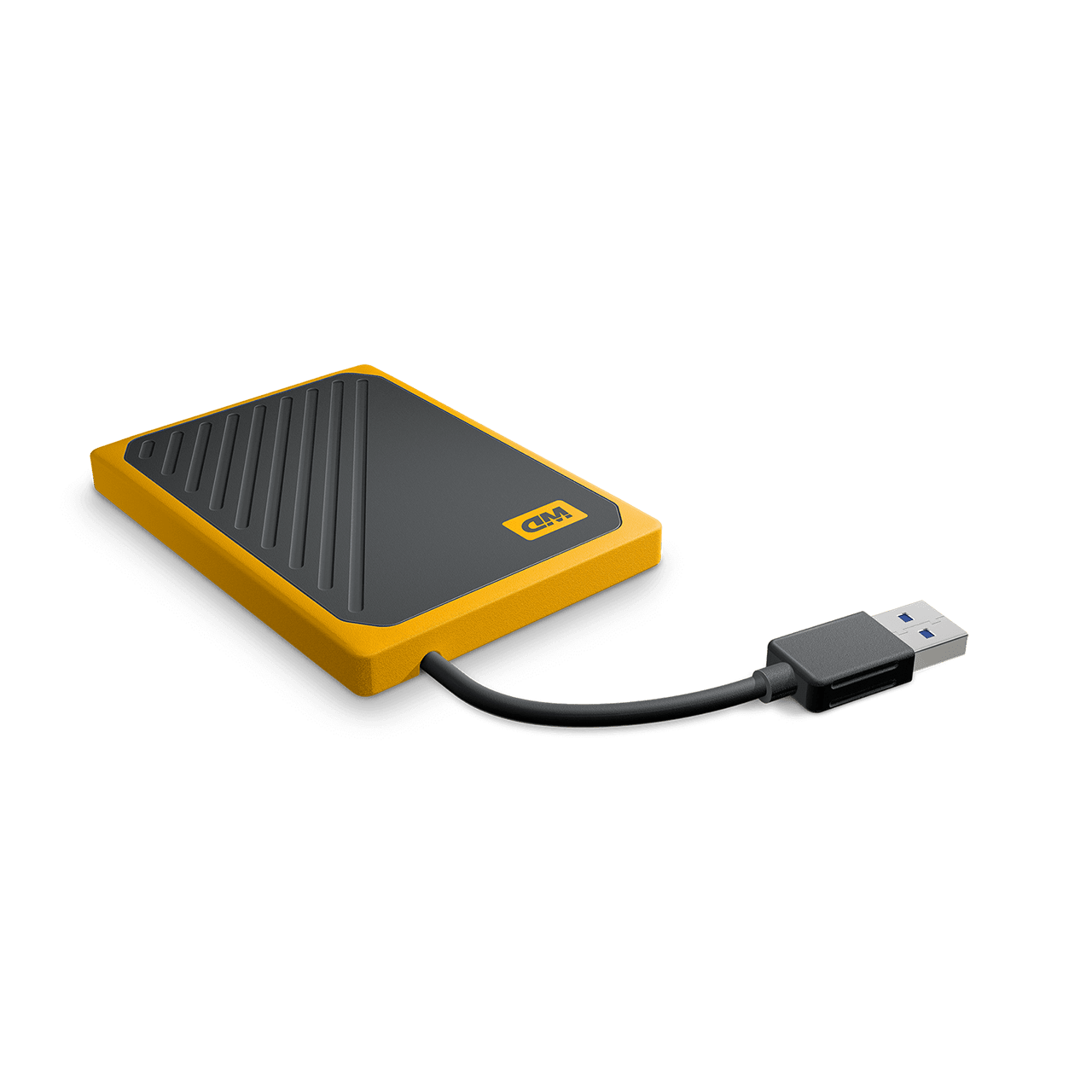 WD Passport GO SSD 1TB 2.5" External SSD - Yellow (WDBMCG0010BYT)